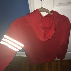 Red adidas sweater